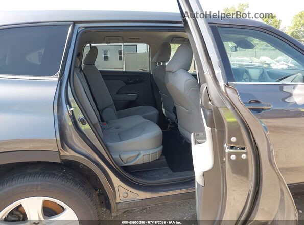 5TDBZRBH2MS548607 2021 TOYOTA HIGHLANDER Gray VIN კოდის სტიკერის ხედი