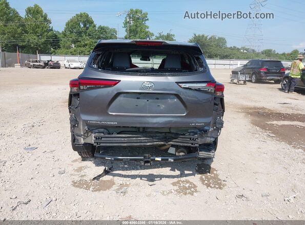 5TDBZRBH2MS548607 2021 TOYOTA HIGHLANDER Gray 