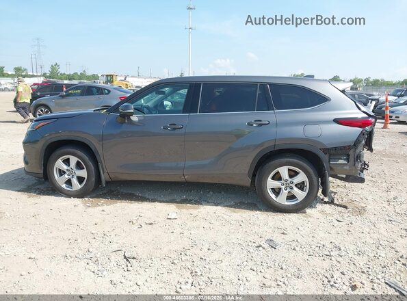 5TDBZRBH2MS548607 2021 TOYOTA HIGHLANDER Gray 