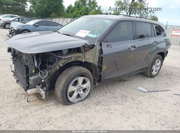 5TDBZRBH4LS515168 2020 TOYOTA HIGHLANDER Gray Front left