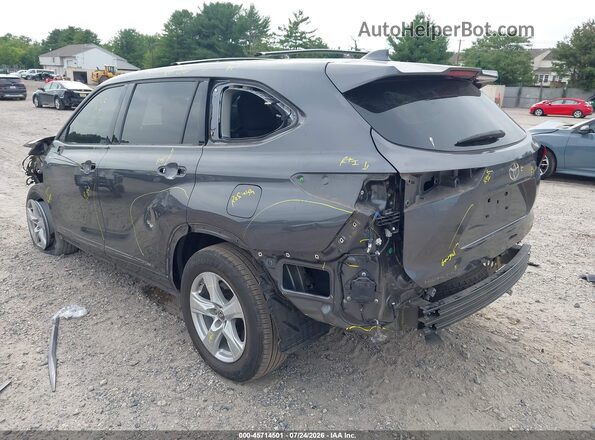5TDBZRBH4LS515168 2020 TOYOTA HIGHLANDER Gray Rear left