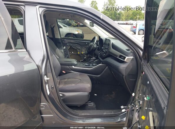 5TDBZRBH4LS515168 2020 TOYOTA HIGHLANDER Gray Front interior view