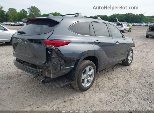 5TDBZRBH4LS515168 2020 TOYOTA HIGHLANDER Gray Rear right