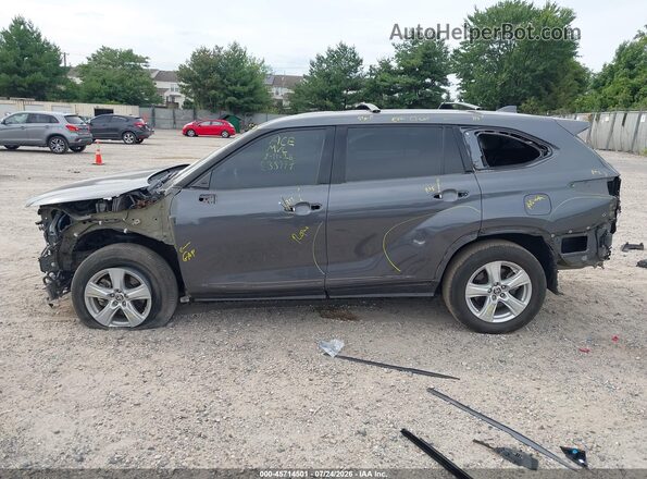 5TDBZRBH4LS515168 2020 TOYOTA HIGHLANDER Gray 