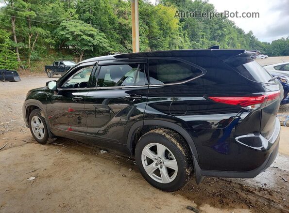 5TDBZRBH4MS095655 2021 TOYOTA HIGHLANDER Black უკანა მარცხენა