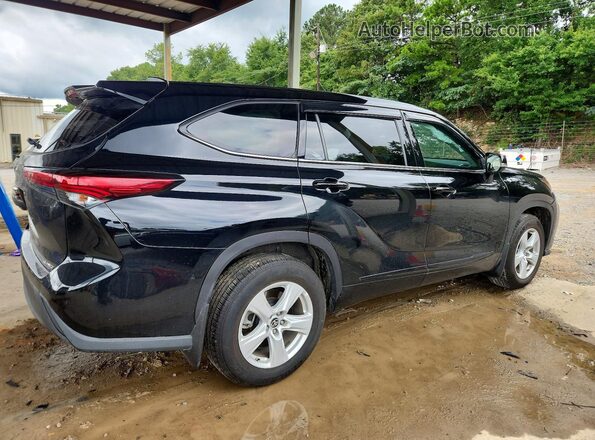 5TDBZRBH4MS095655 2021 TOYOTA HIGHLANDER Black უკანა მარჯვენა
