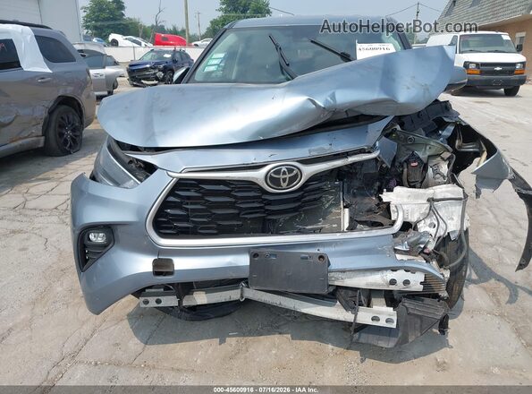 5TDBZRBH5MS154020 2021 TOYOTA HIGHLANDER Синий Вид спереди