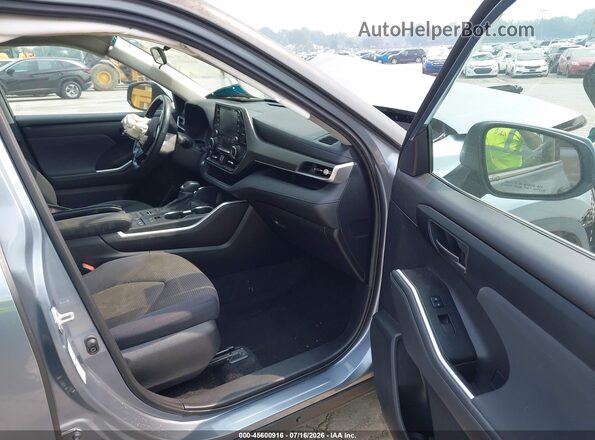 5TDBZRBH5MS154020 2021 TOYOTA HIGHLANDER Синий Вид салона спереди
