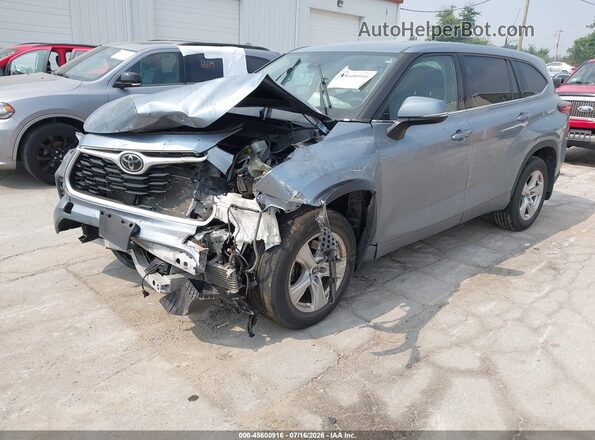5TDBZRBH5MS154020 2021 TOYOTA HIGHLANDER Синий Передняя левая четверть