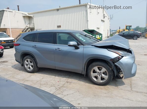 5TDBZRBH5MS154020 2021 TOYOTA HIGHLANDER Синий Вид щитка приборов