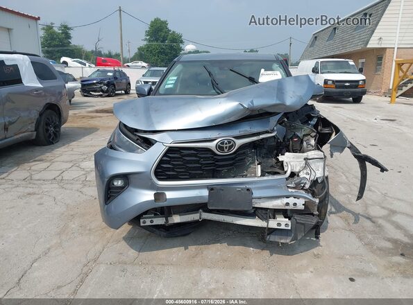 5TDBZRBH5MS154020 2021 TOYOTA HIGHLANDER Синий Вид панели приборов