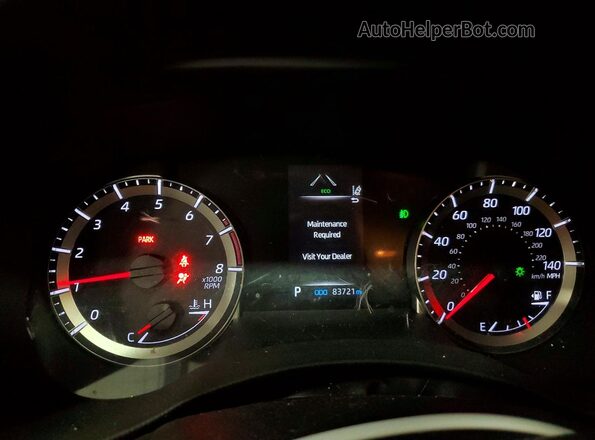 5TDBZRBH6NS213741 2022 TOYOTA HIGHLANDER Silver Widok zestawu wskaźników