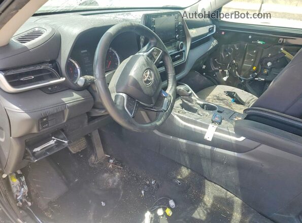 5TDBZRBH7LS018079 2020 TOYOTA HIGHLANDER Black Вид панелі приладів