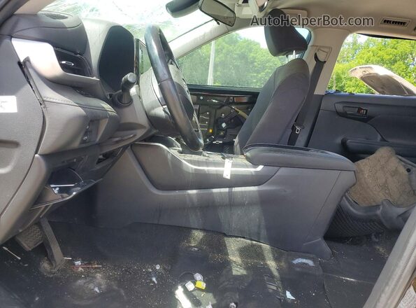 5TDBZRBH7LS018079 2020 TOYOTA HIGHLANDER Black Вид салону спереду