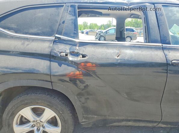 5TDBZRBH7LS018079 2020 TOYOTA HIGHLANDER Black Вид задньої частини салону