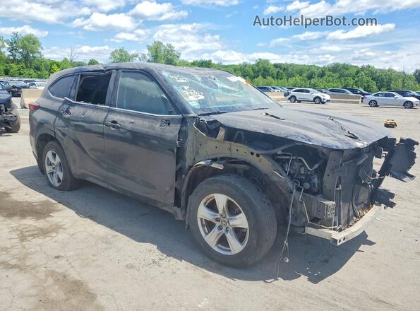5TDBZRBH7LS018079 2020 TOYOTA HIGHLANDER Black Передня права чверть