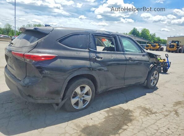 5TDBZRBH7LS018079 2020 TOYOTA HIGHLANDER Black Задня права чверть