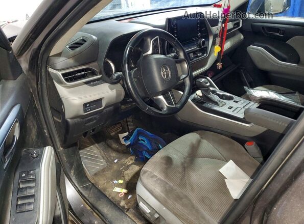 5TDBZRBH7NS222013 2022 TOYOTA HIGHLANDER Серый Вид панели приборов
