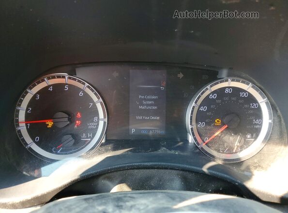 5TDBZRBH7NS257912 2022 TOYOTA HIGHLANDER Gray Вид щитка приладів
