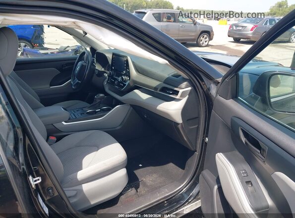 5TDBZRBH9NS594890 2022 TOYOTA HIGHLANDER Black Vista interior delantera