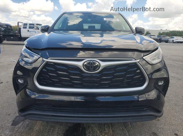 5TDBZRBHXMS135141 2021 TOYOTA HIGHLANDER Black წინა ხედი
