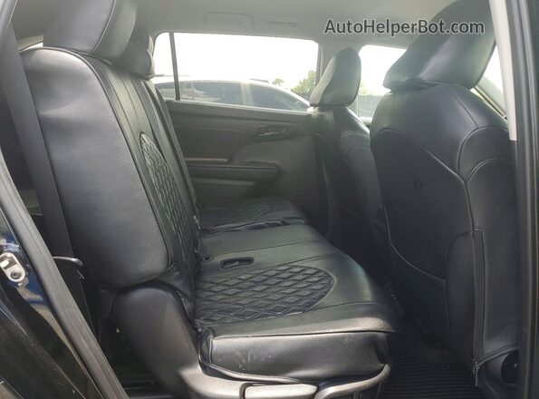 5TDBZRBHXMS135141 2021 TOYOTA HIGHLANDER Black უკანა სალონის ხედი