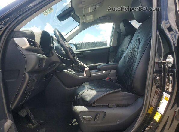 5TDBZRBHXMS135141 2021 TOYOTA HIGHLANDER Black წინა სალონის ხედი
