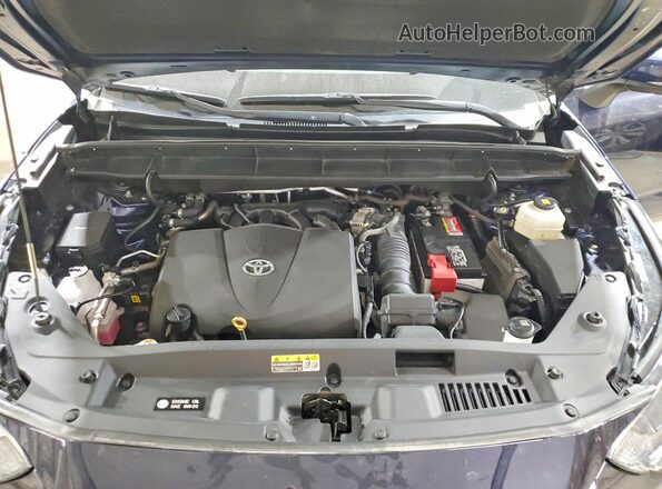 5TDBZRBHXMS542246 2021 TOYOTA HIGHLANDER Синий Вид подкапотного пространства