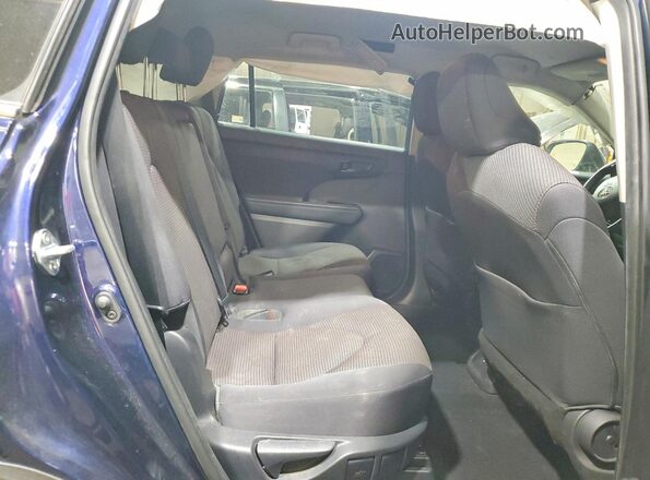 5TDBZRBHXMS542246 2021 TOYOTA HIGHLANDER Синий Вид задней части салона