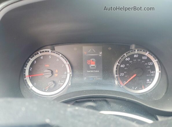 5TDBZRBHXMS542246 2021 TOYOTA HIGHLANDER Синий Вид щитка приборов