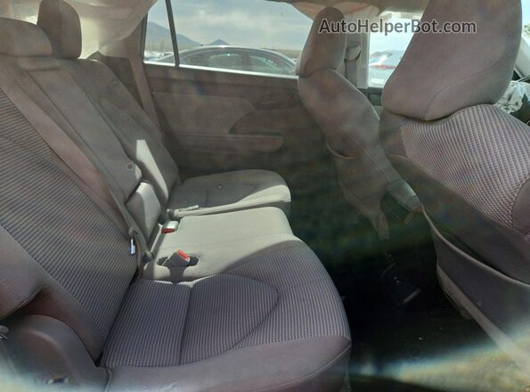 5TDBZRBHXMS544370 2021 TOYOTA HIGHLANDER Black Widok tylnych siedzeń