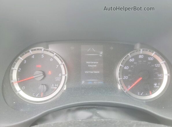 5TDBZRBHXNS575491 2022 TOYOTA HIGHLANDER Серый Вид щитка приборов