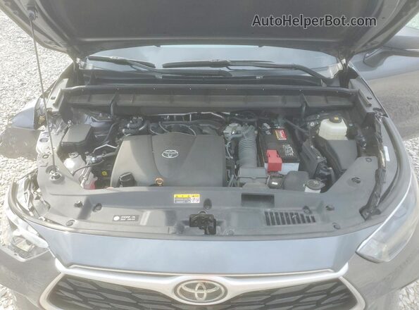 5TDBZRBHXNS575491 2022 TOYOTA HIGHLANDER Серый Вид подкапотного пространства