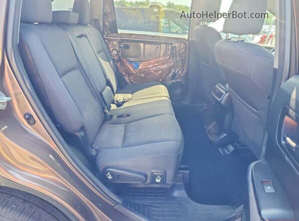 5TDBZRFH0HS433052 2017 TOYOTA HIGHLANDER Brown Вид задньої частини салону