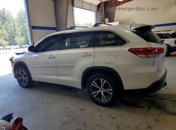 5TDBZRFH0HS481375 2017 TOYOTA HIGHLANDER White Trasero izquierdo