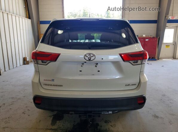 5TDBZRFH0HS481375 2017 TOYOTA HIGHLANDER White Vista trasera