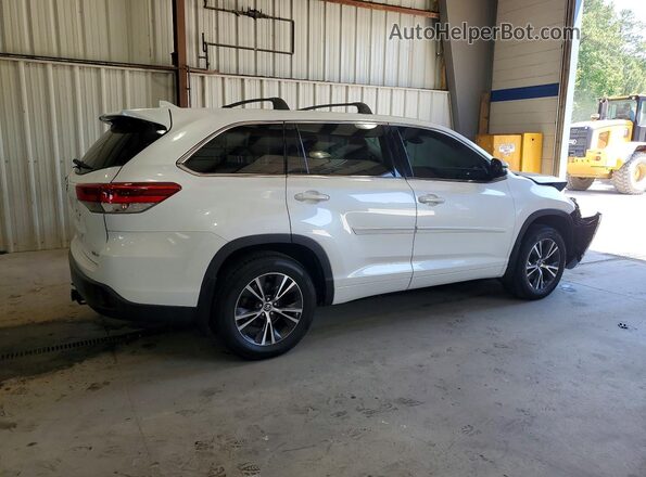 5TDBZRFH0HS481375 2017 TOYOTA HIGHLANDER White Trasero derecho