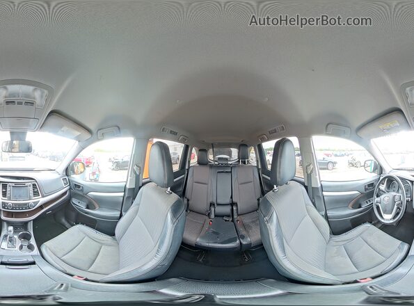 5TDBZRFH0JS800148 2018 TOYOTA HIGHLANDER Burgundy Widok wnętrza 360 stopni
