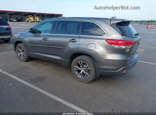 5TDBZRFH1JS486767 2018 TOYOTA HIGHLANDER Серый Задняя левая четверть
