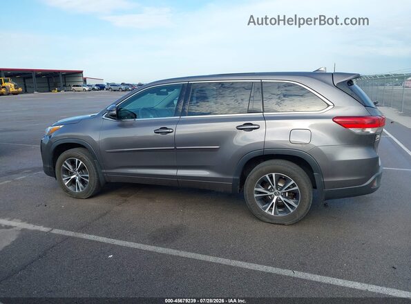5TDBZRFH1JS486767 2018 TOYOTA HIGHLANDER Серый Панорамный вид салона 360°