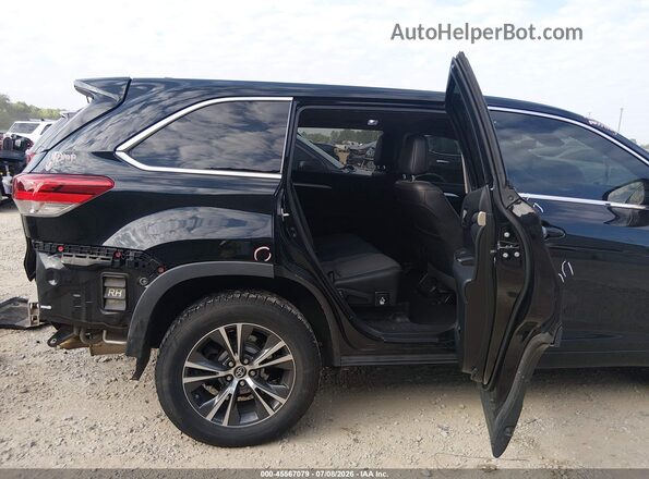 5TDBZRFH1JS807576 2018 TOYOTA HIGHLANDER Black VIN კოდის სტიკერის ხედი