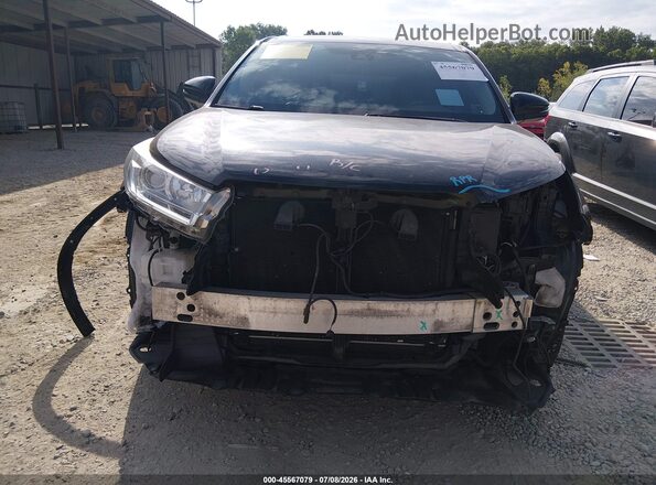 5TDBZRFH1JS807576 2018 TOYOTA HIGHLANDER Black წინა ხედი