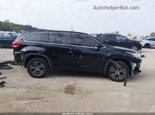 5TDBZRFH1JS807576 2018 TOYOTA HIGHLANDER Black უკანა სალონის ხედი