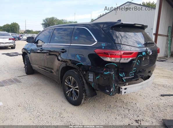 5TDBZRFH1JS807576 2018 TOYOTA HIGHLANDER Black უკანა მარცხენა