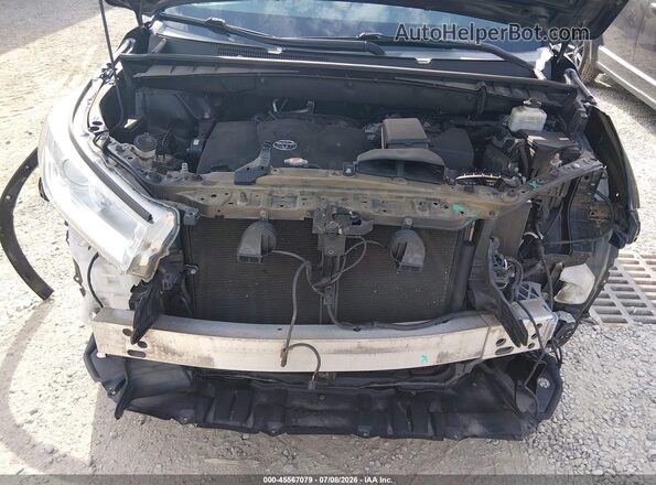 5TDBZRFH1JS807576 2018 TOYOTA HIGHLANDER Black უკანა ხედი