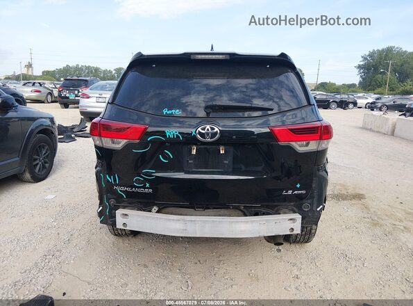 5TDBZRFH1JS807576 2018 TOYOTA HIGHLANDER Black 