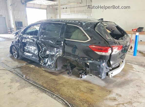5TDBZRFH1JS828959 2018 TOYOTA HIGHLANDER Black Tył lewy