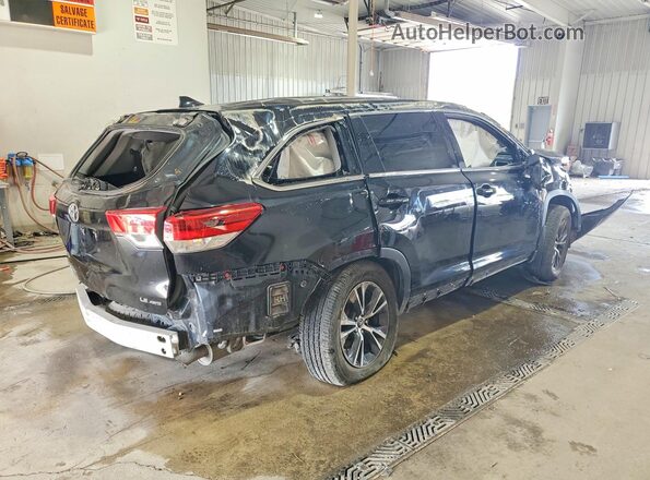 5TDBZRFH1JS828959 2018 TOYOTA HIGHLANDER Black Tył prawy