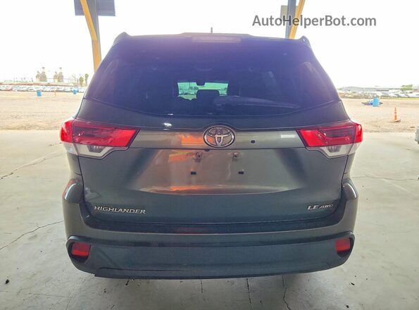 5TDBZRFH1JS838536 2018 TOYOTA HIGHLANDER Green Vista trasera