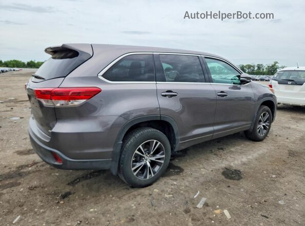 5TDBZRFH1JS838889 2018 TOYOTA HIGHLANDER Gray Tył prawy